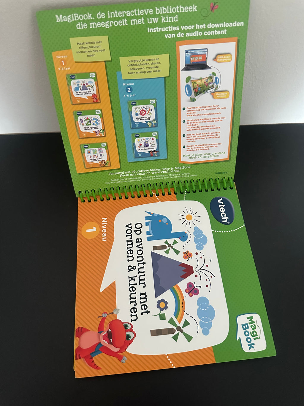 Vtech - Magibook - op avontuur met vormen en kleuren.
