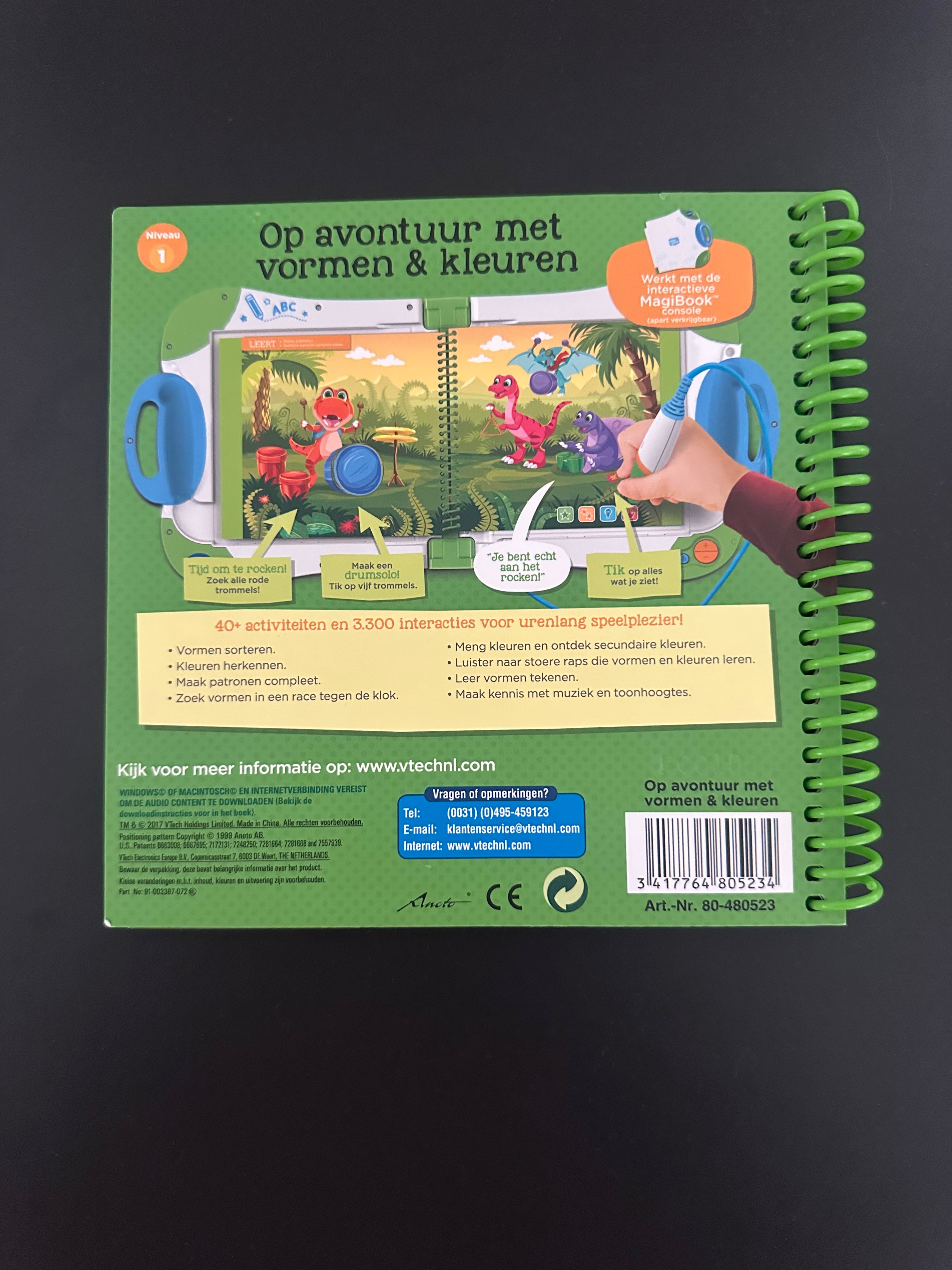 Vtech - Magibook - op avontuur met vormen en kleuren.
