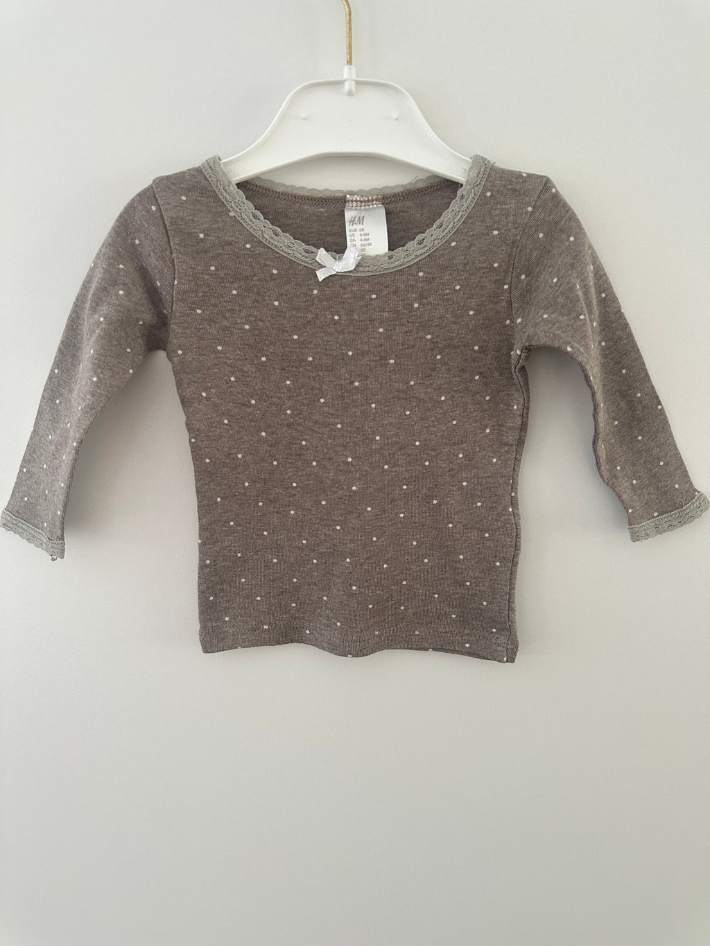 h&m - longsleeve - maat 68