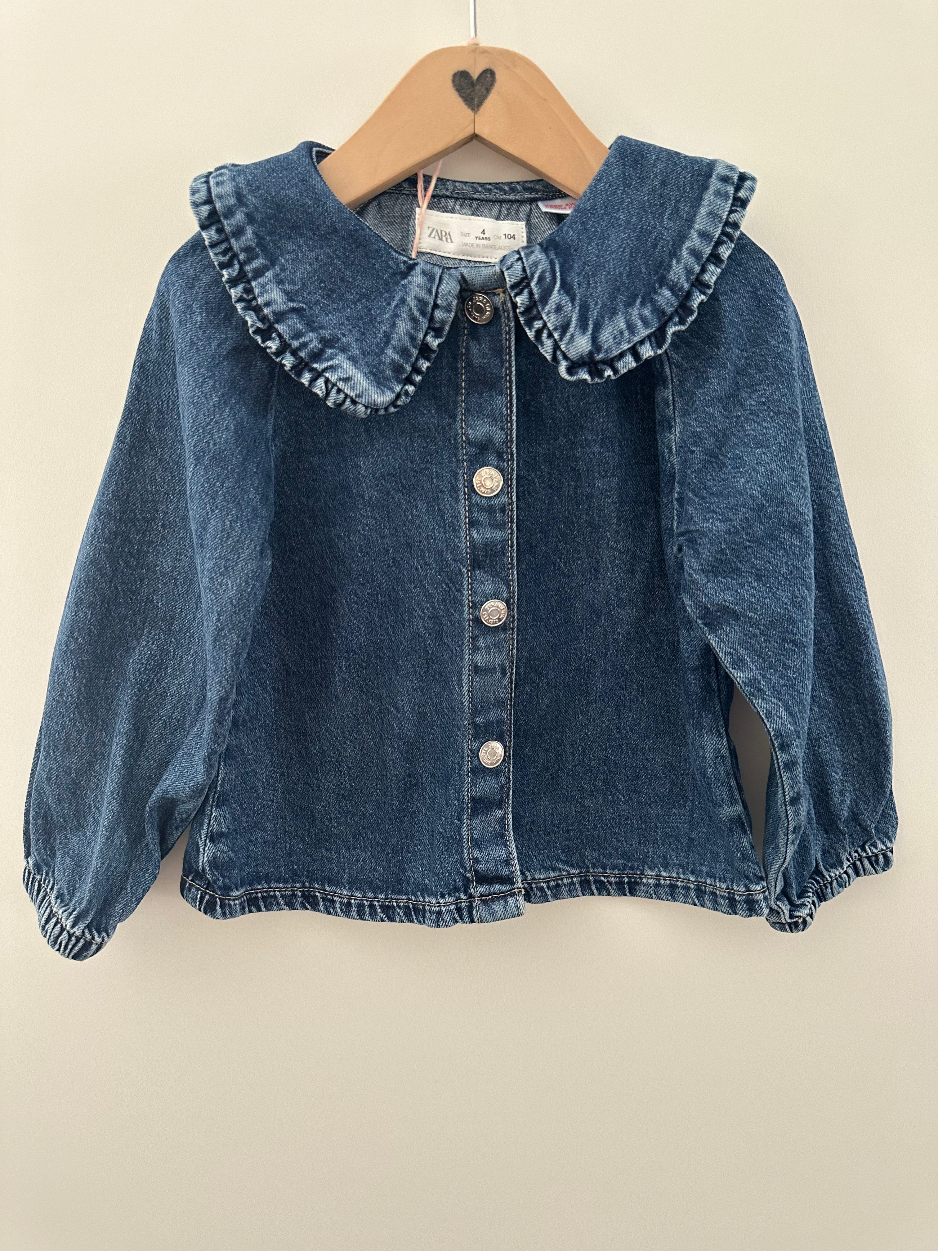 Zara - jeans blouse - 104
