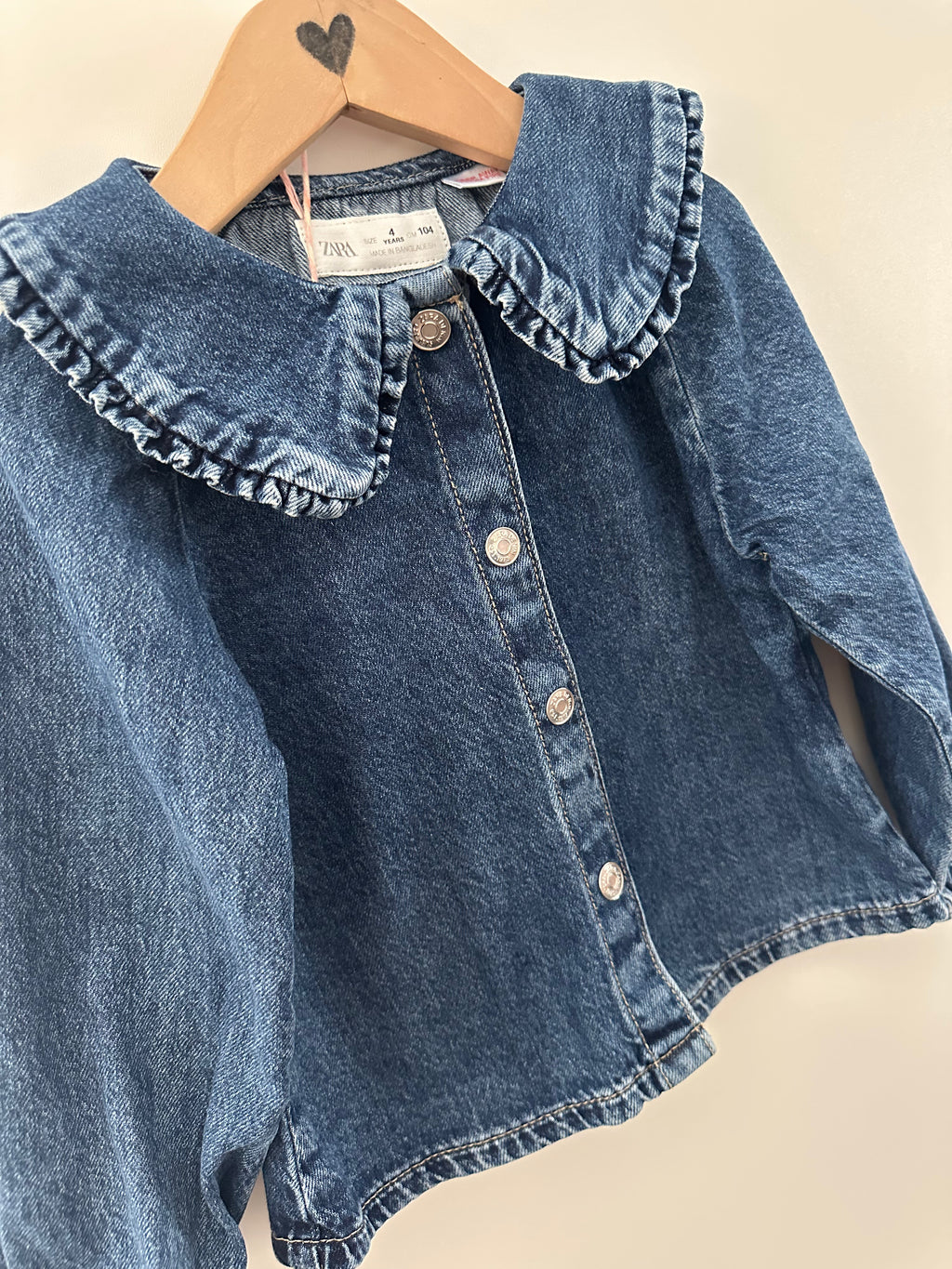 Zara - jeans blouse - 104