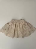 Le chic - rok beige gebloemd