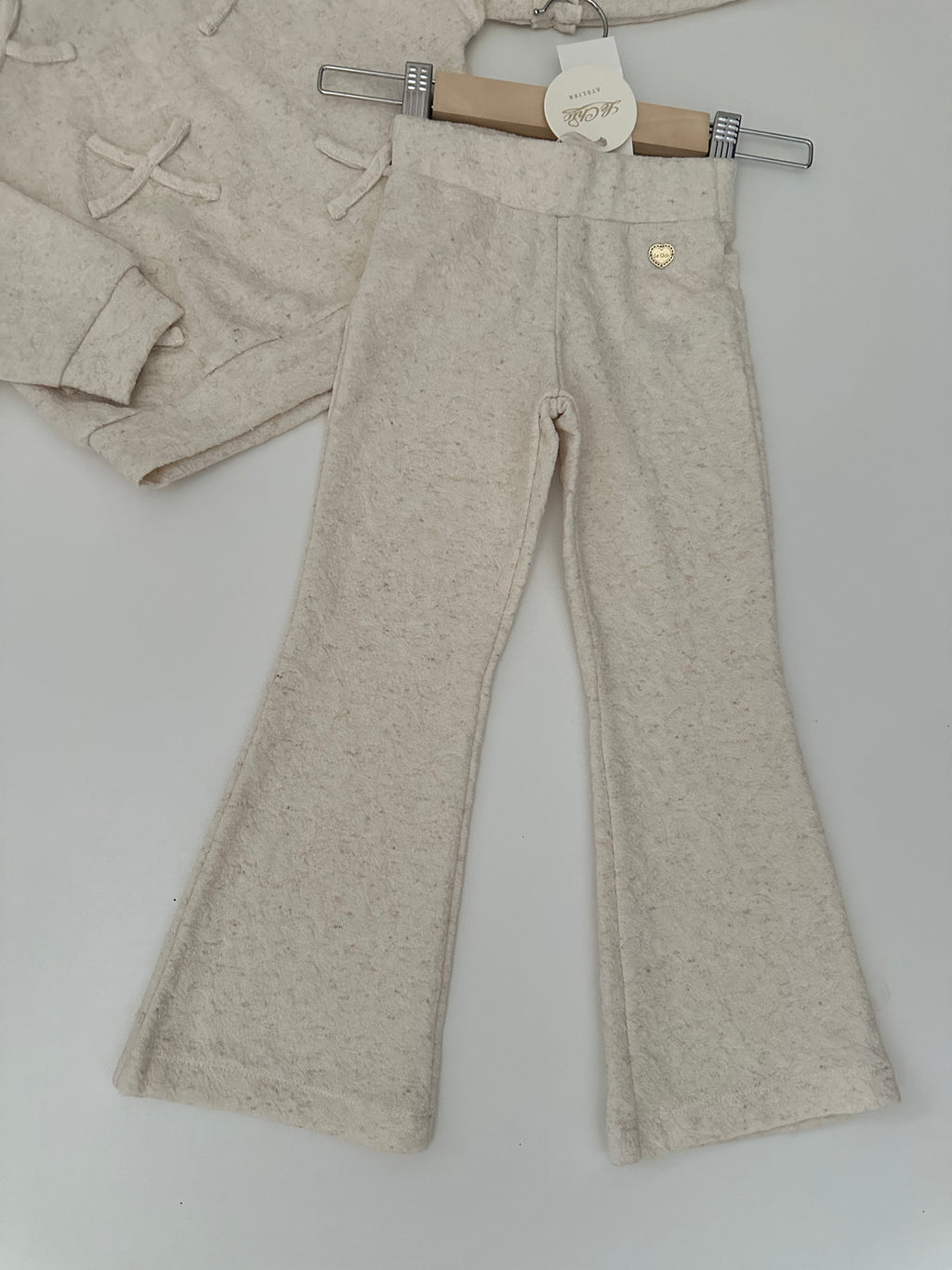Le chic - Flared broek off wite