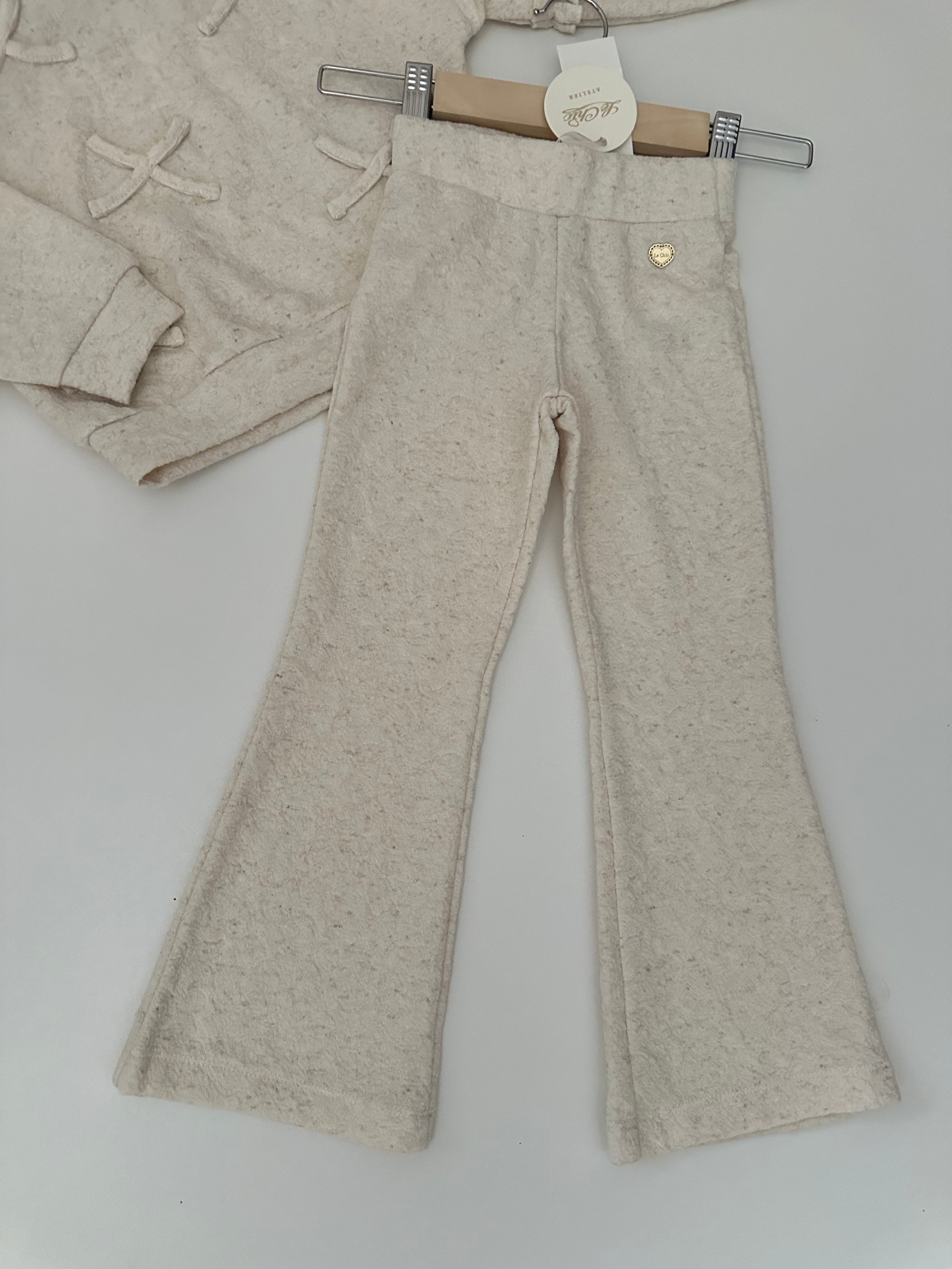 Le chic - Flared broek off wite