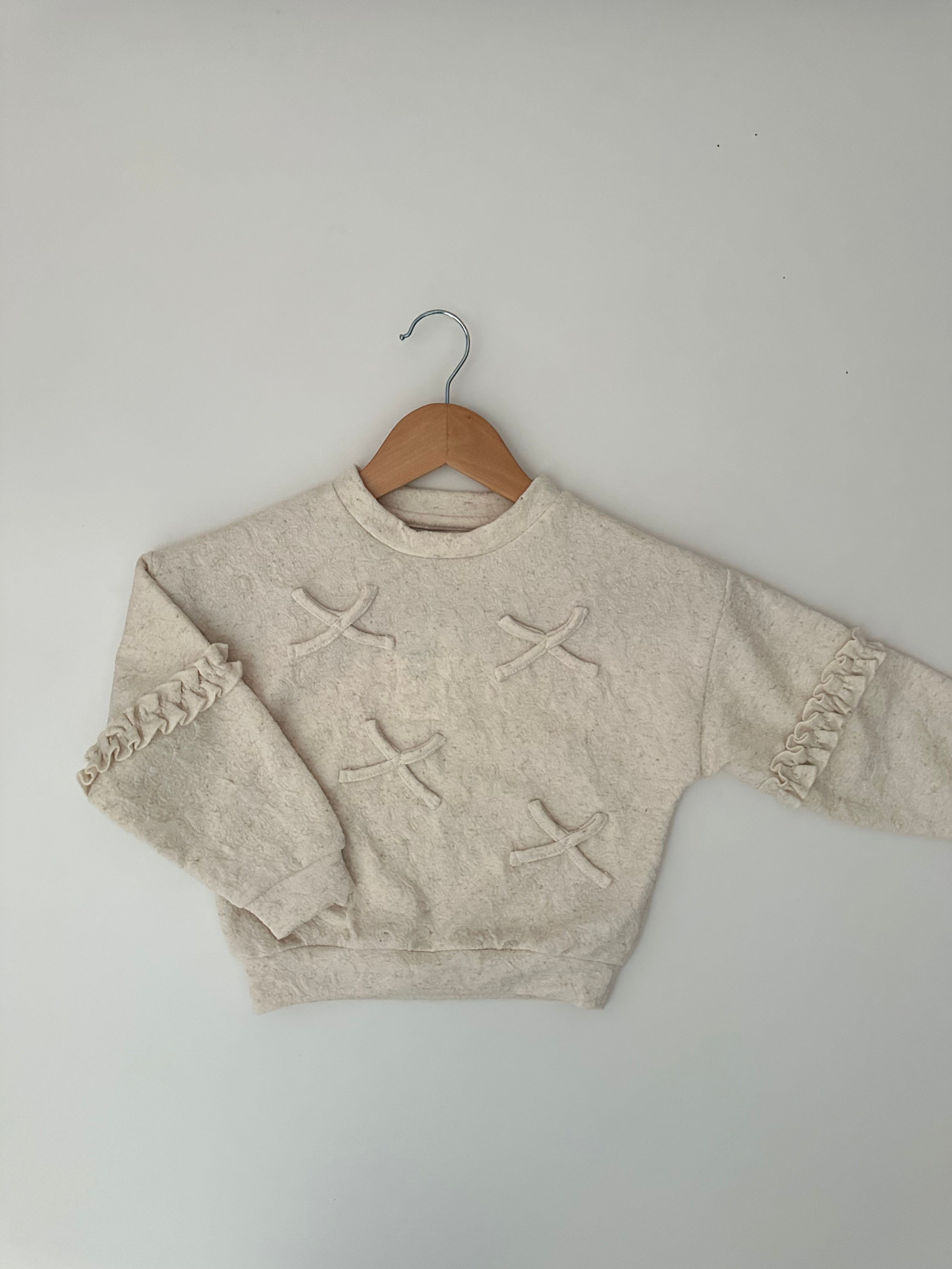 Le chic - Trui strikken off white