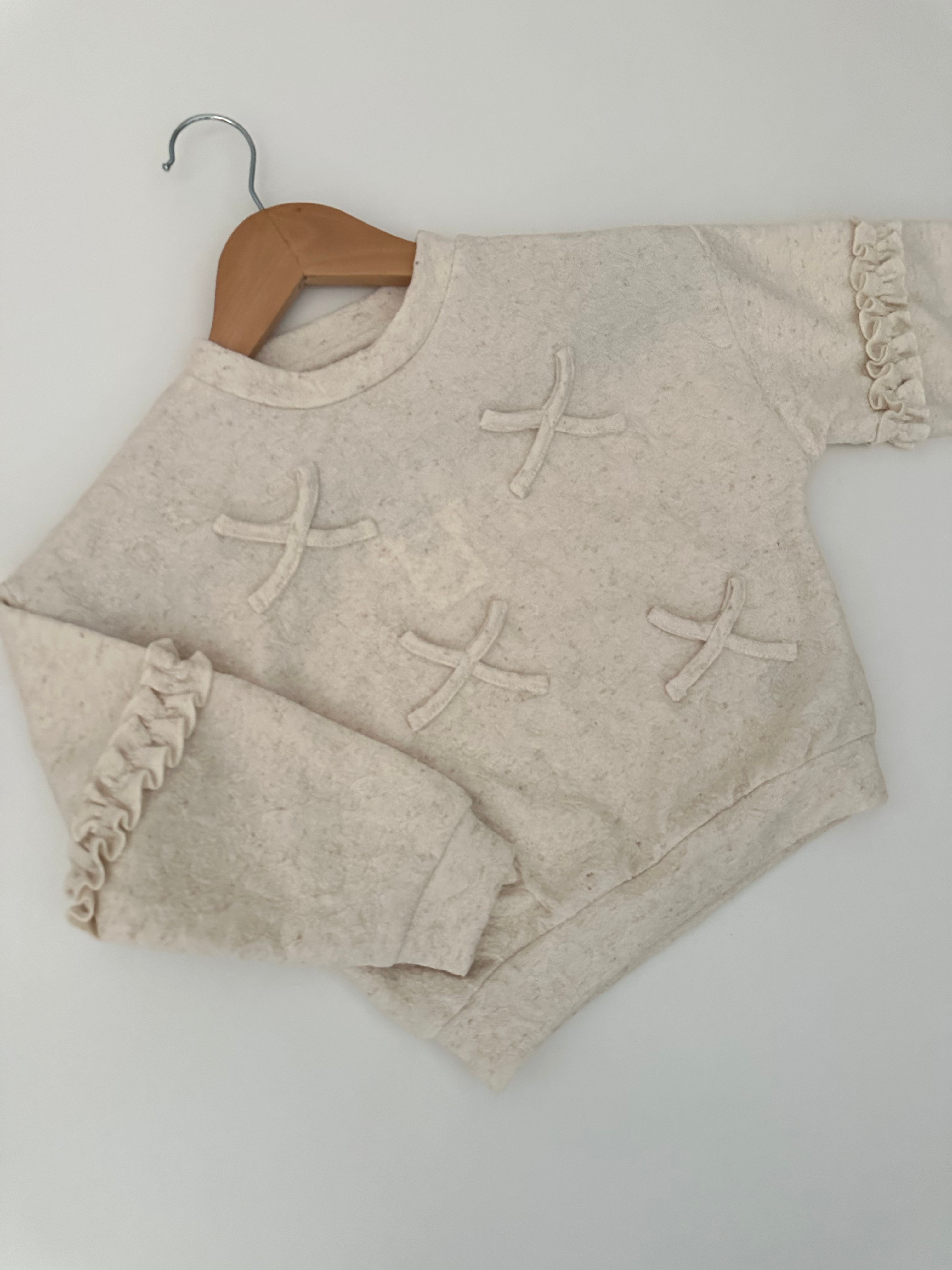 Le chic - Trui strikken off white