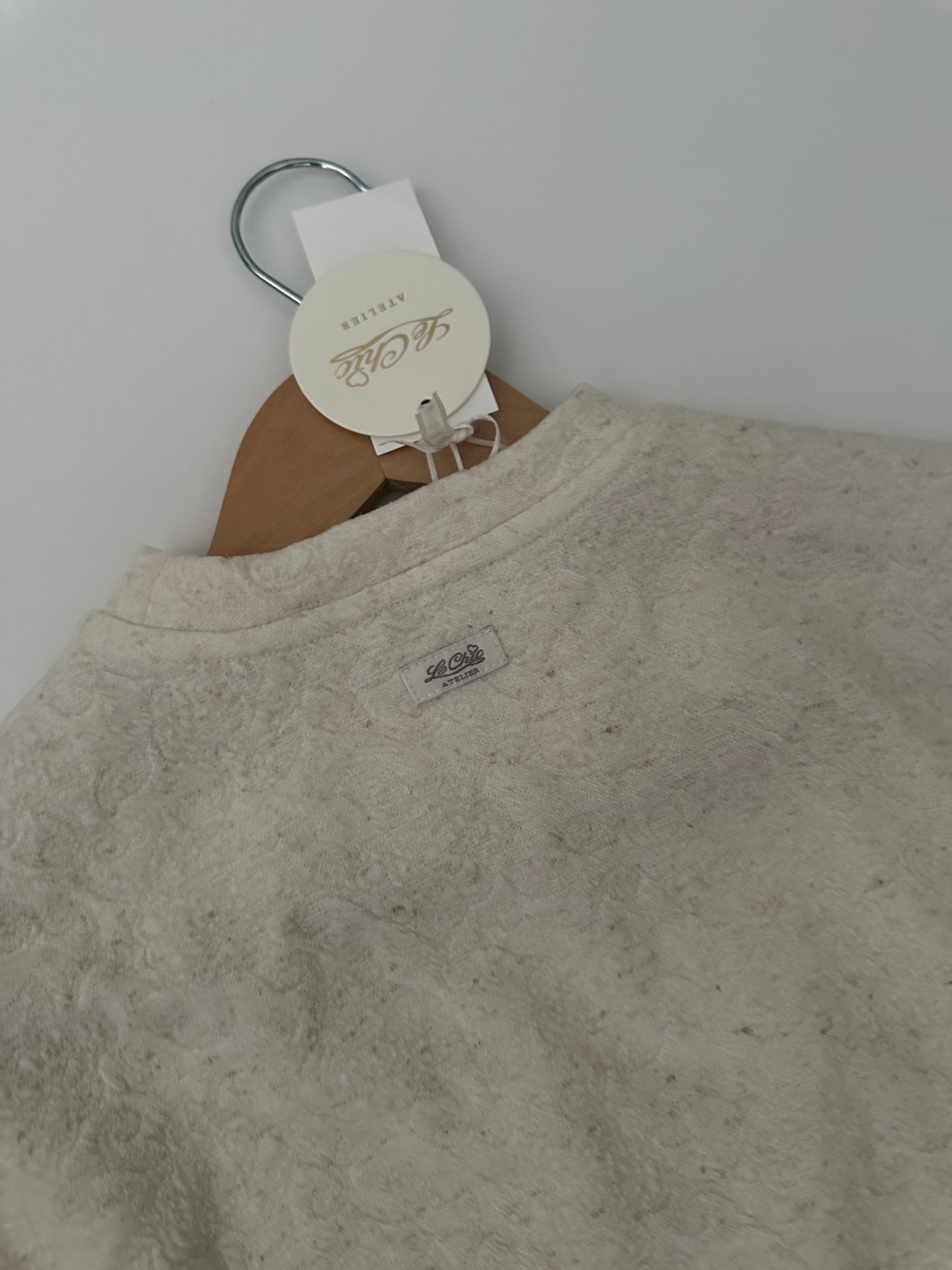 Le chic - Trui strikken off white