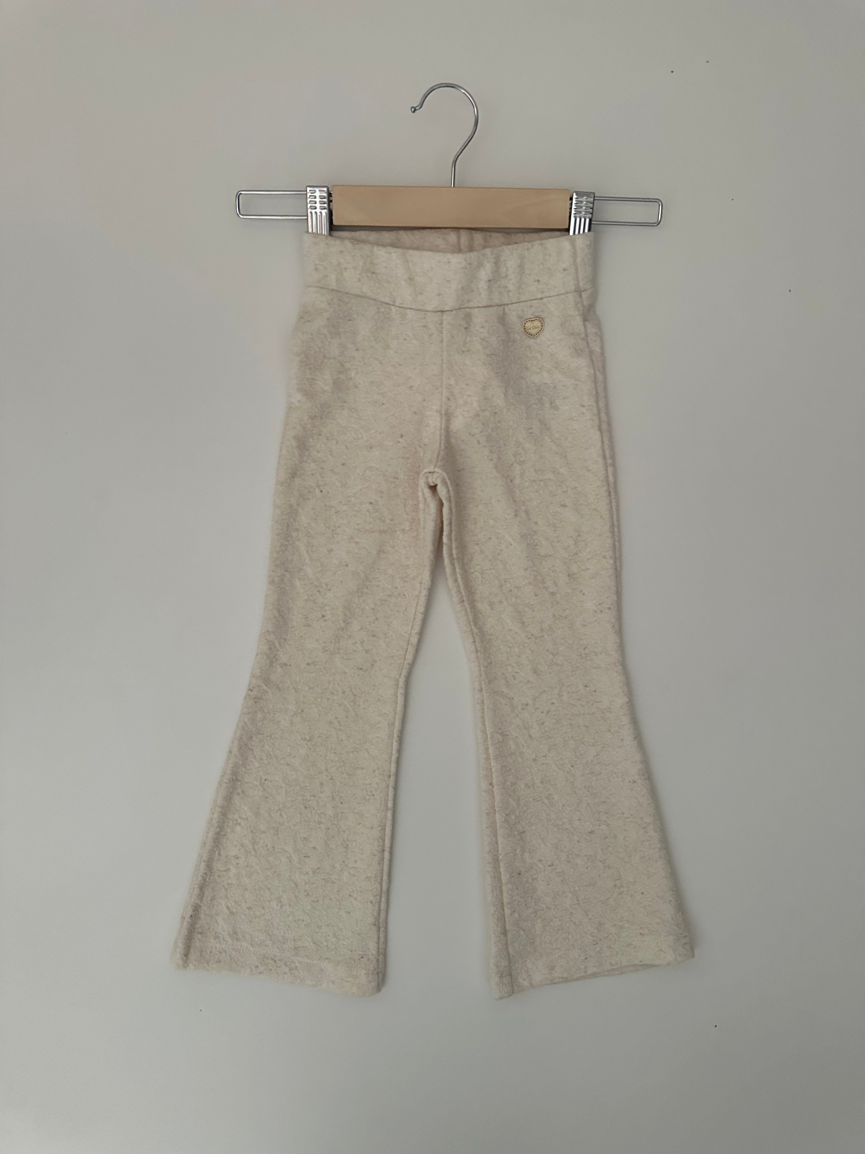 Le chic - Flared broek off wite