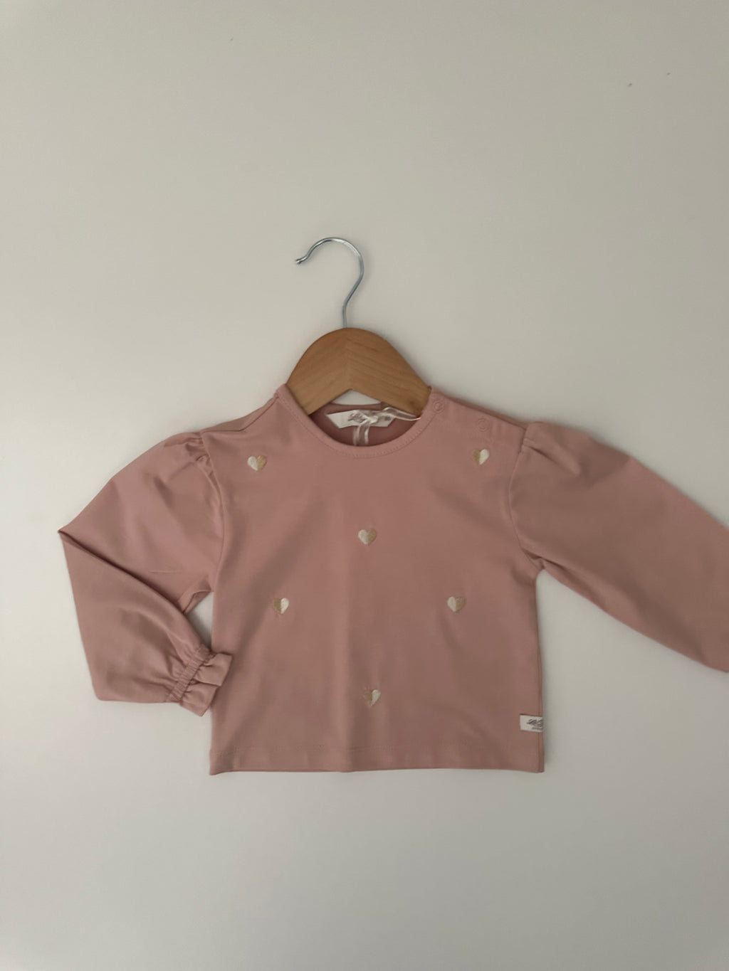 Le chic - Oudroze trui hartjes