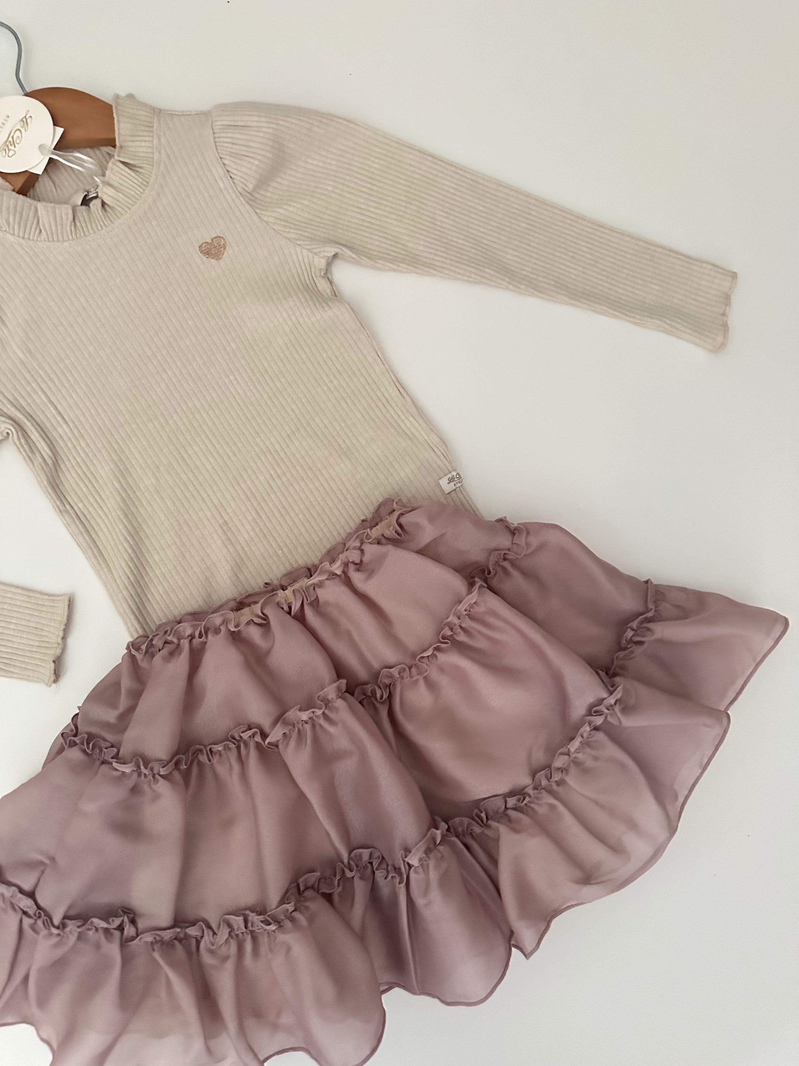Le chic - Gouden trui met hartje