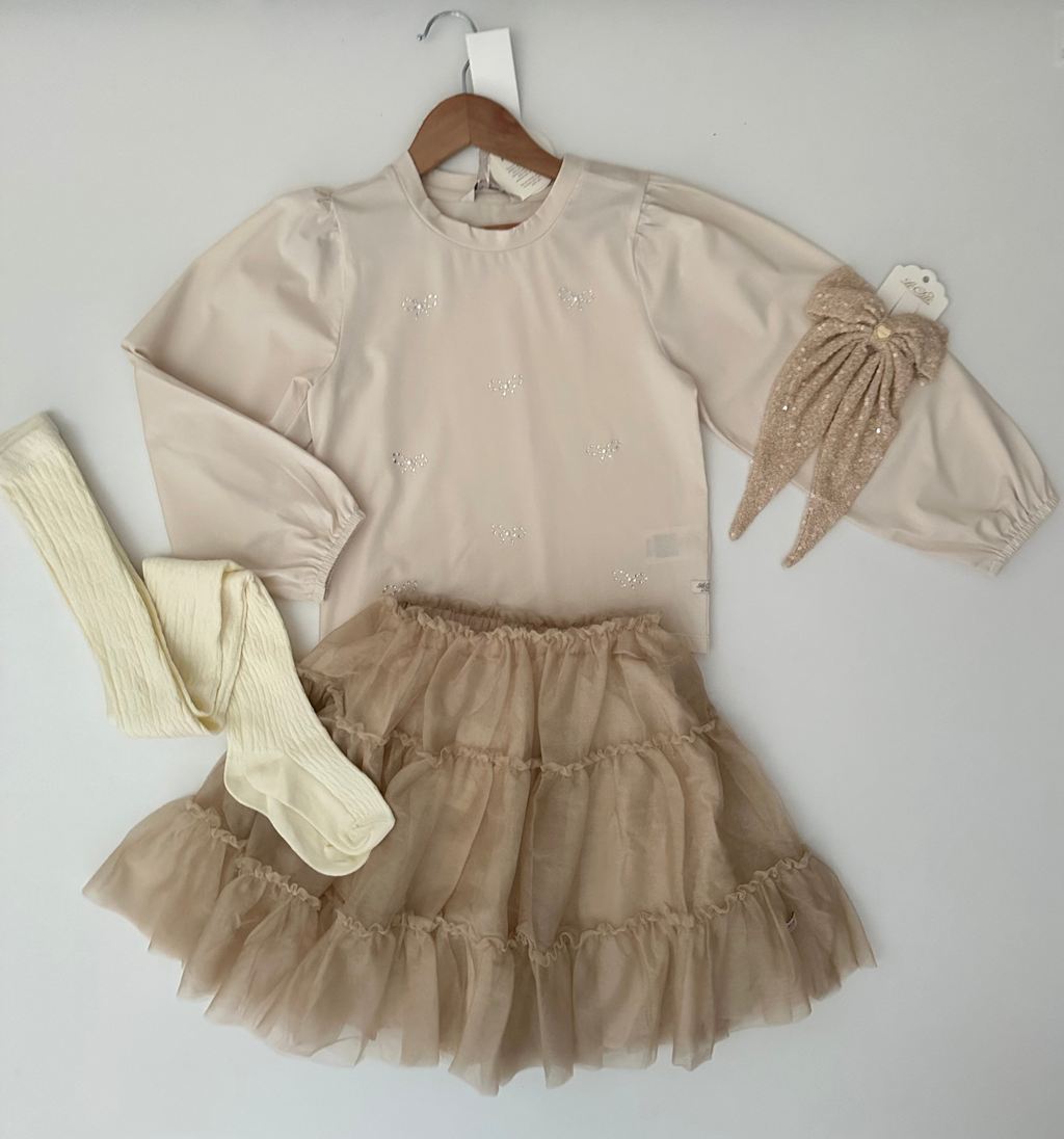 Le chic - Tule rok goud