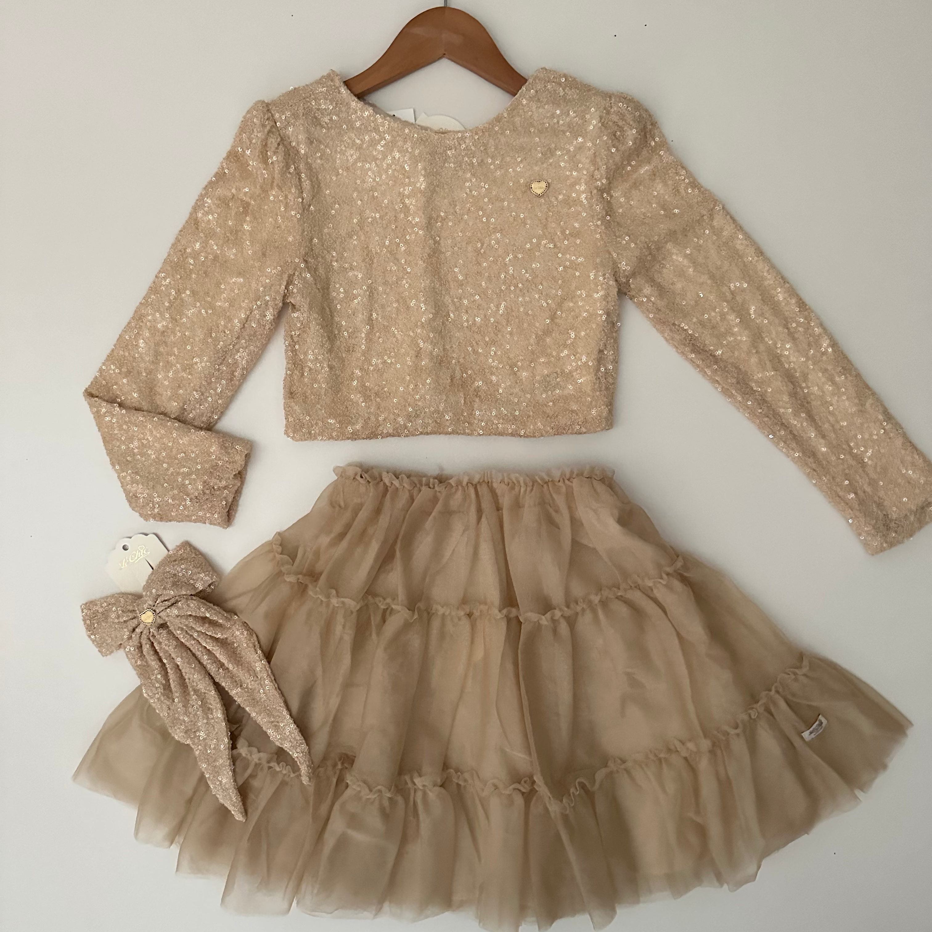 Le chic - Tule rok goud